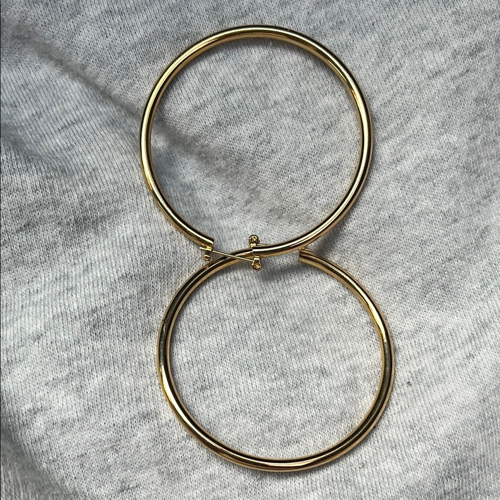 Elegant Gold Hoop Earrings